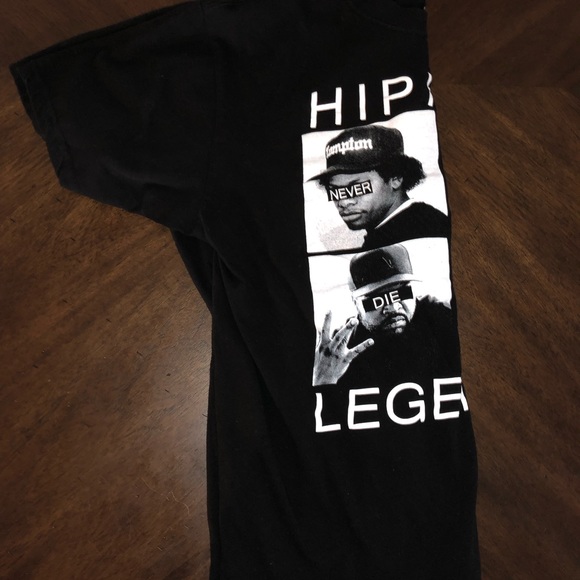 Hip Hop Legends Black Short Sleeve T-Shirt Medium - Picture 2 of 3